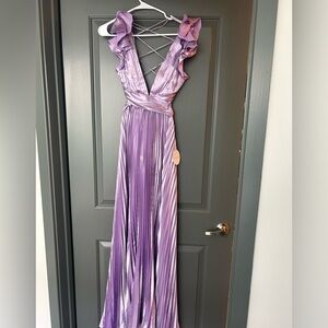 Boutique NWT purple gown! Size small